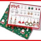 Christmas Earrings 12 Days Until Christmas Earring Set (Circa 2016) ~Great Gift~
