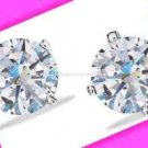 Earring Sterling Silver Sleek CZ Stud Earrings ~NEW Boxed~(Circa 2016-Gift Idea) Earring Sterling Silver Sleek CZ Stud Earrings ~NEW Boxed~(Circa 2016-Gift Idea)