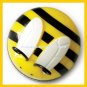 Kitchen Timer Spring Bumble Bee Design 60 Minute Timer (Yellow-Black-White-Qnt 1
