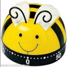 Kitchen Timer Spring Bumble Bee Design 60 Minute Timer (Yellow-Black-White-Qnt 2 Kitchen Timer Spring Bumble Bee Design 60 Minute Timer (Yellow-Black-White-Qnt 2