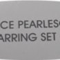 Earring Pure Elegance Pearlesque 4 Pair Earring Set With Box Silvertone NIB