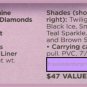 Make Up Glimmerstick Eye Liner Sparkle & Shine DIAMONDS 7 Piece-Different Colors