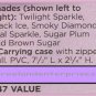 Make Up Glimmerstick Eye Liner Sparkle & Shine DIAMONDS 7 Piece-Different Colors