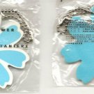 Nail Emery Board File SPRING FLOWER Key Chain Emery Board (New Old Stock)