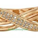 Ring Pacific Rays Pavé ~ Goldtone With Pavé Accents ~ Size 10 ~ NEW Boxed Ring Pacific Rays Pavé ~ Goldtone With Pavé Accents ~ Size 10 ~ NEW Boxed