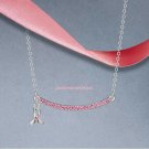 Breast Cancer Awareness Pink Hope Ribbon Necklace Silvertone Avon 2019 Breast Cancer Awareness Pink Hope Ribbon Necklace Silvertone Avon 2019