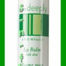 Make Up Lip Balm Basics Care Deeply with Aloe 1 Green & White Tube