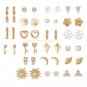 Earring Everyday Glam Stud Earring Mega Pack 21 Pairs Pierced Studs ~NEW~