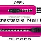 Nail Retractable Nail File ~ PINK Color ~ NIP ~NEW ~ Circa 2012 Nail Retractable Nail File ~ PINK Color ~ NIP ~NEW ~ Circa 2012