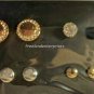 Earring 4 Piece Set Pierced Tritone Stud Earring Pack Goldtone (2019) New In Box