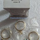 Ring Heather Three Piece Blue Stackable Ring Goldtone ~ Size 8 ~ (NEW Box 2012) Ring Heather Three Piece Blue Stackable Ring Goldtone ~ Size 8 ~ (NEW Box 2012)
