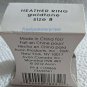 Ring Heather Three Piece Blue Stackable Ring Goldtone ~ Size 8 ~ (NEW Box 2012)