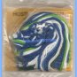 CRAFTS Creative Expression Cross Stitch/Needlepoint Butterfly Bookmark-Comb case