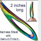 Tweezer "Tweeze 'n Go Mini" 2 inches Stainless w-Titanium Finish Gift Idea Avon Tweezer "Tweeze 'n Go Mini" 2 inches Stainless w-Titanium Finish Gift Idea Avon