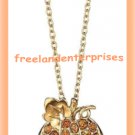 Necklace Autumnal Charms Pendant "PUMPKIN" ~ Circa 2022 ~ New In Box ~ Avon ~ Necklace Autumnal Charms Pendant "PUMPKIN" ~ Circa 2022 ~ New In Box ~ Avon ~