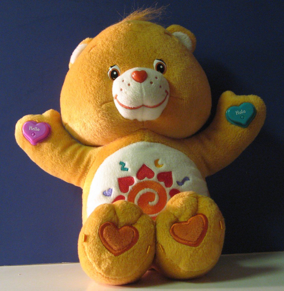 care bear talking plush