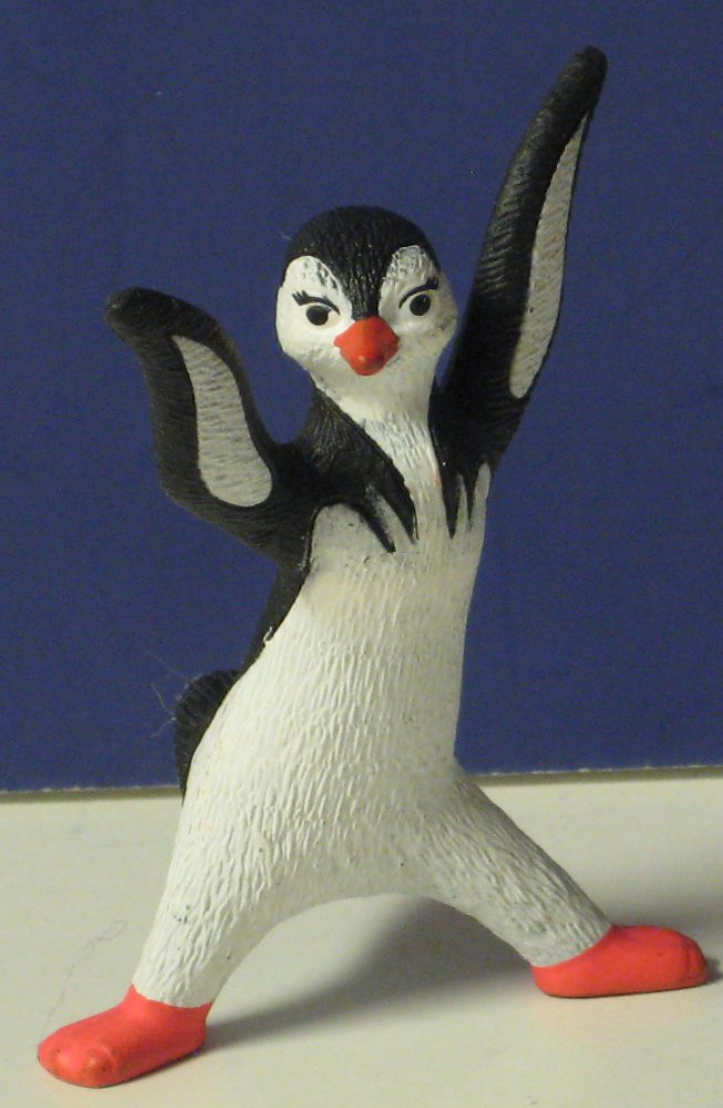 lani surf penguin surfs 2007 lifeguard pvc figure mcdonalds rp ecrater figurines collectibles categories