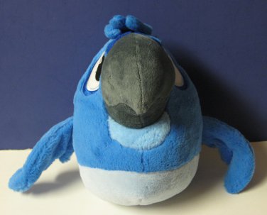  Angry Birds Plush Rio Blu Macaw Bird 8 Squeeze Rovio 