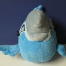 Angry Birds Plush Blue Bird - Rio Jewel Macaw - 7" - Rovio / Commonwealth - 2011