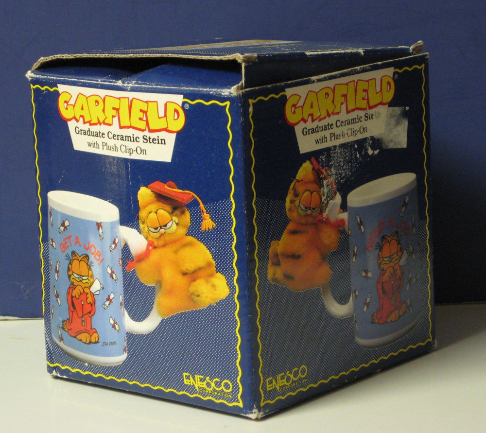 ceramic garfield mug