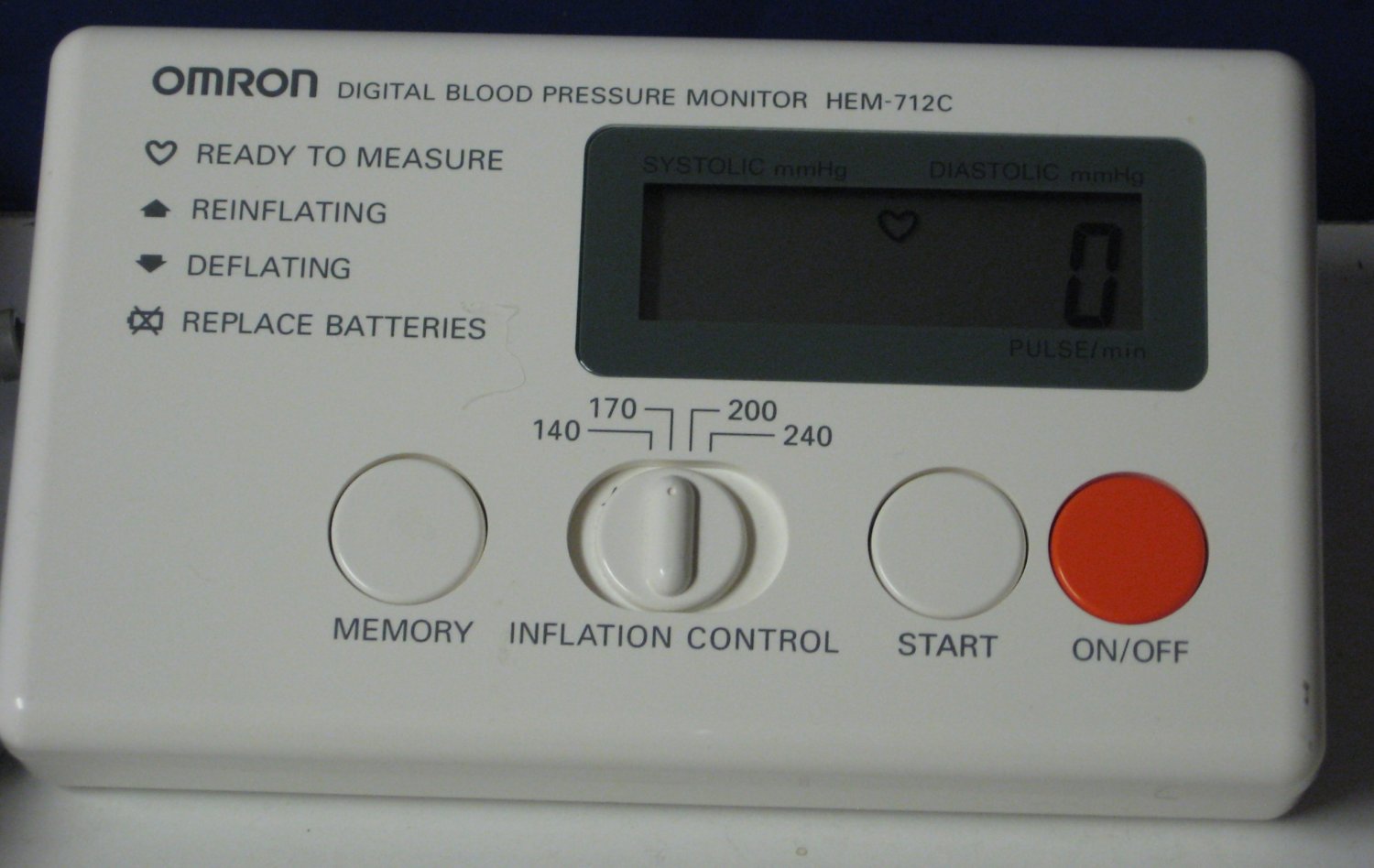 Omron HEM712C Digital Blood Pressure Monitor