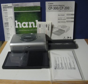 Canon Card Photo Printer CP-200 / CD1005 - No Power Supply - Untested