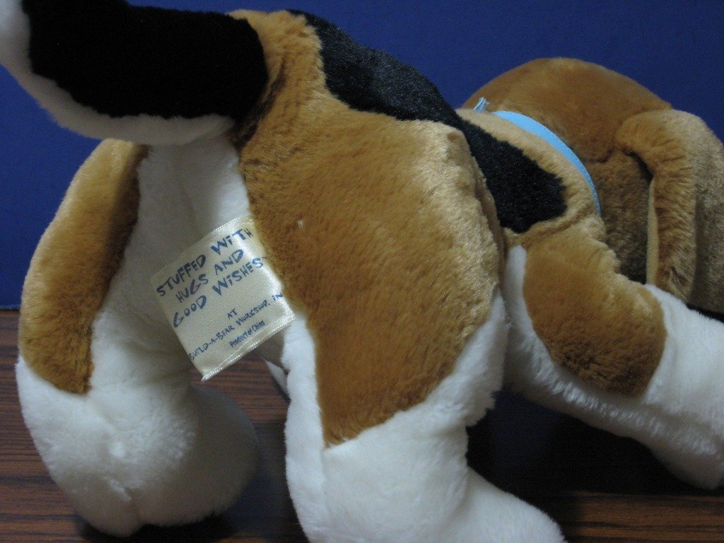 build-a-bear-workshop-plush-beagle-14-with-blue-collar-and-bone-dog-tag