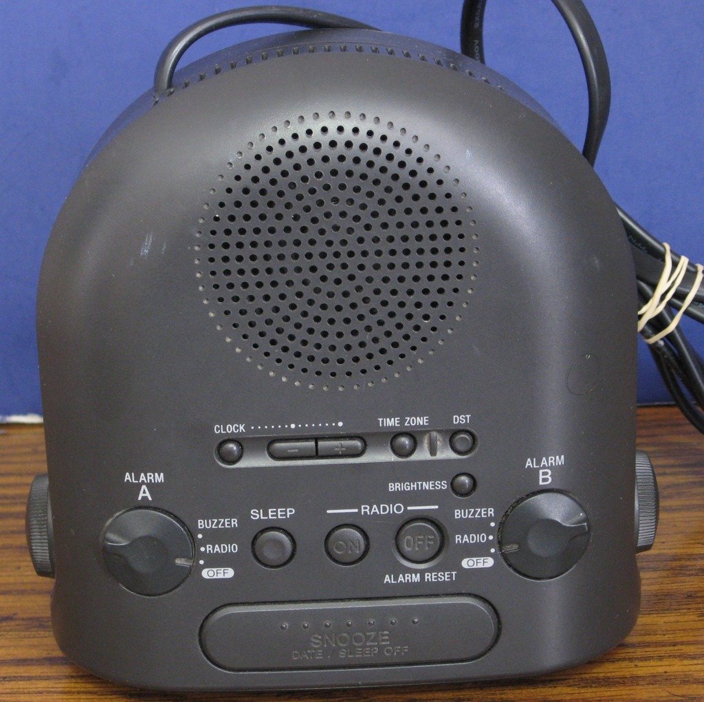 Sony Dream Machine ICFC318 Alarm Clock AM/FM Radio Black