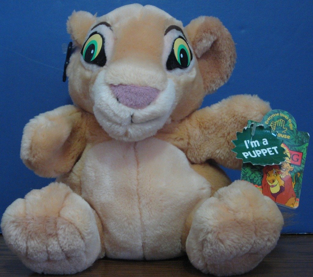 Disney Lion King Plush Nala Cub 8 Inch Hand Puppet - Applause - 1994 ...