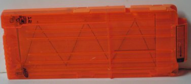 Nerf N-Strike Elite Soft Dart Gun 12 Round Magazine Clip - Orange / Clear