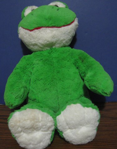 Build A Bear Workshop Green and White Frog - 16" Tall