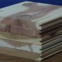 Wood Tongue and Groove Interlocking 3.5" Square Floor Tiles - Lot of 5