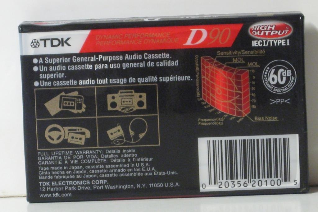 Lot De 3 Cassettes Audio TDK SF 90 Minutes - Type I Chrome - Japon 1985 - Neuves
