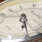 Crystal Clear Analog Battery Powered Clock in Crystal Mounting - 5.5" - 1990s Vintage