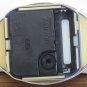 Crystal Clear Analog Battery Powered Clock in Crystal Mounting - 5.5" - 1990s Vintage