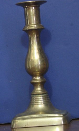 Brass Candlestick - 7" Tall - Ornate Design - 2 Piece - Candle Holder