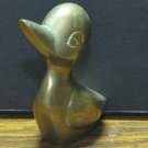 Brass Duck - Baby - 2.5" Tall - Solid - Duckling - 1970s Vintage