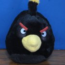 Angry Birds Plush Black Bomb Bird - 5 Inches Tall - Commonwealth / Rovio - 2011