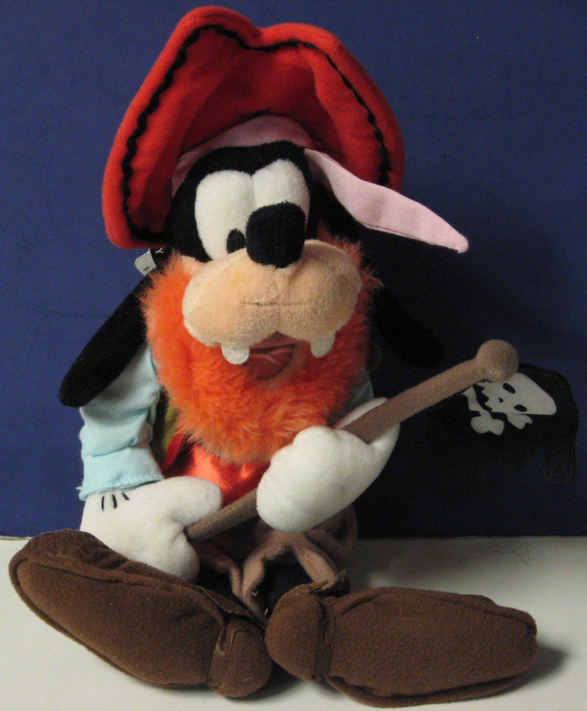 pirates of the caribbean dog plush