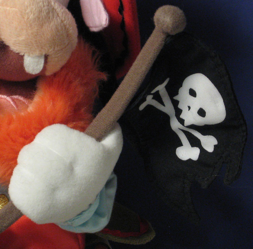 pirates of the caribbean dog plush