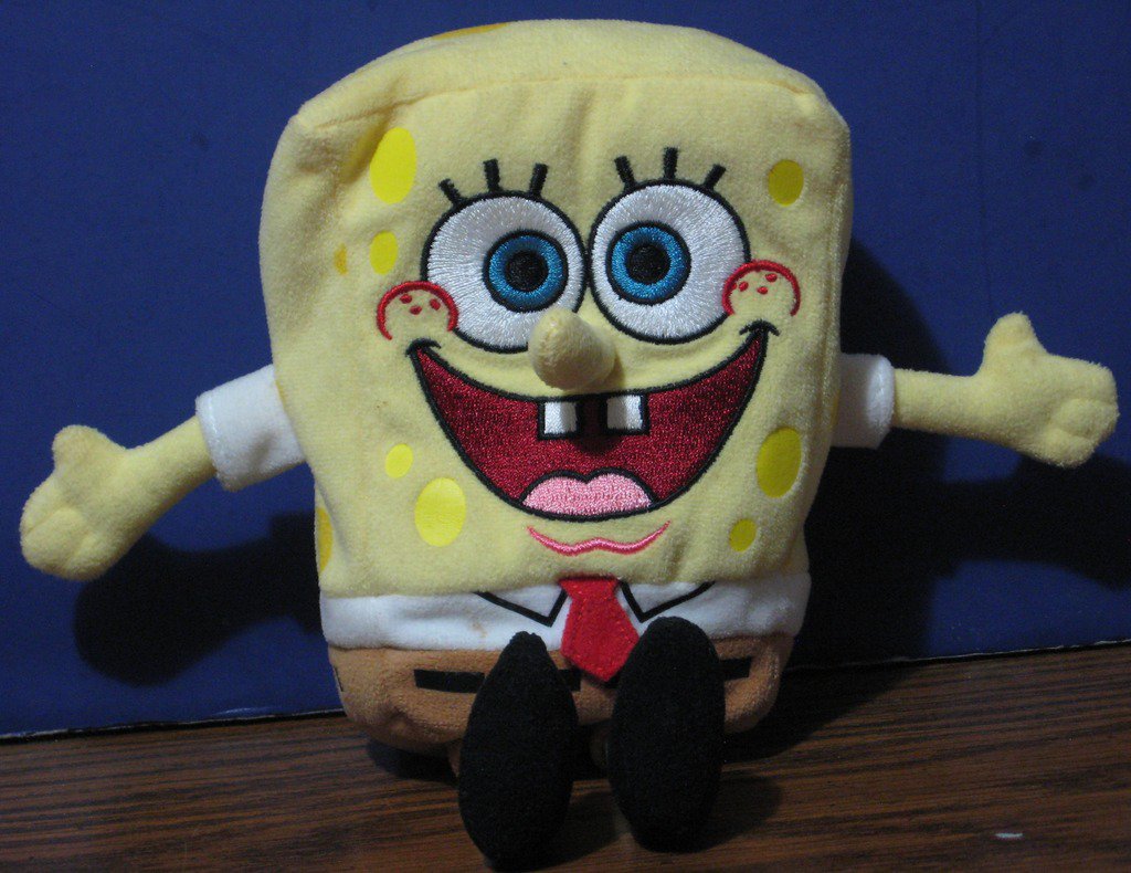 spongebob bean plush