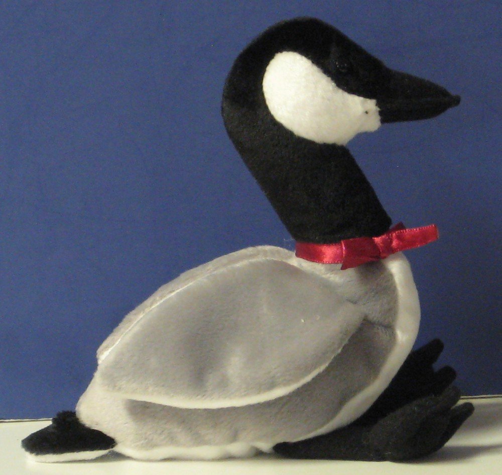 SOLD Beanie Babies Canada Goose Loosy 6" With Tags Ty 1998 Vintage