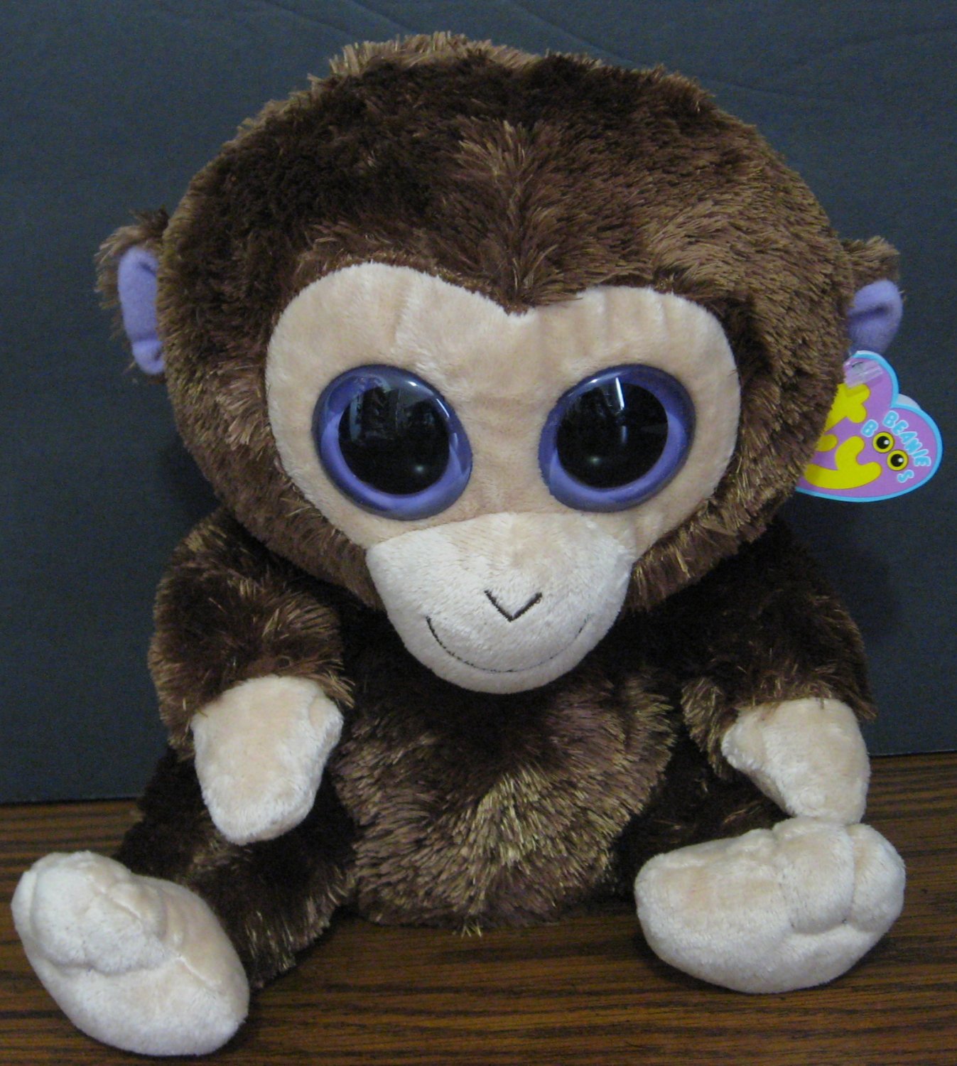 Ty Beanie Boos Buddies Coconut 10" Plush Monkey - With Tags - Boo Buddy - 2010