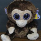 Ty Beanie Boos Buddies Coconut 10" Plush Monkey - With Tags - Boo Buddy - 2010