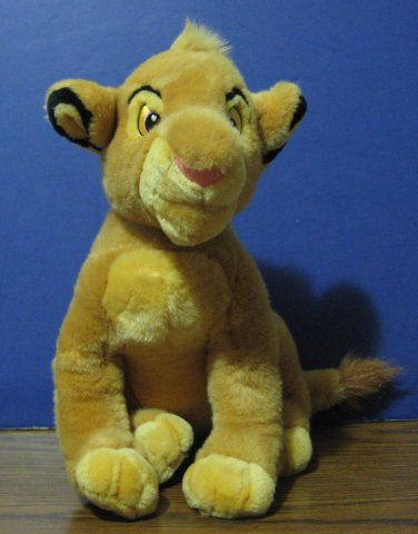 Lion King Plush Young Simba - 14" Disney Store Exclusive