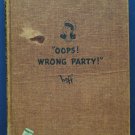 Oops Wrong Party - Syd Hoff Newspaper / Magazine Comic Strip Collection - 1951 Vintage