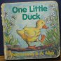 One Little Duck - Mini Cardboard Baby Book - R.W. Alley - 1995 Vintage