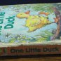 One Little Duck - Mini Cardboard Baby Book - R.W. Alley - 1995 Vintage