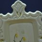 Wildwood Pottery Floral Pattern Ceramic Rectangular Ash Tray - 1951 Vintage