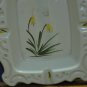 Wildwood Pottery Floral Pattern Ceramic Rectangular Ash Tray - 1951 Vintage
